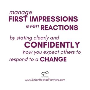 Coaching to manage change